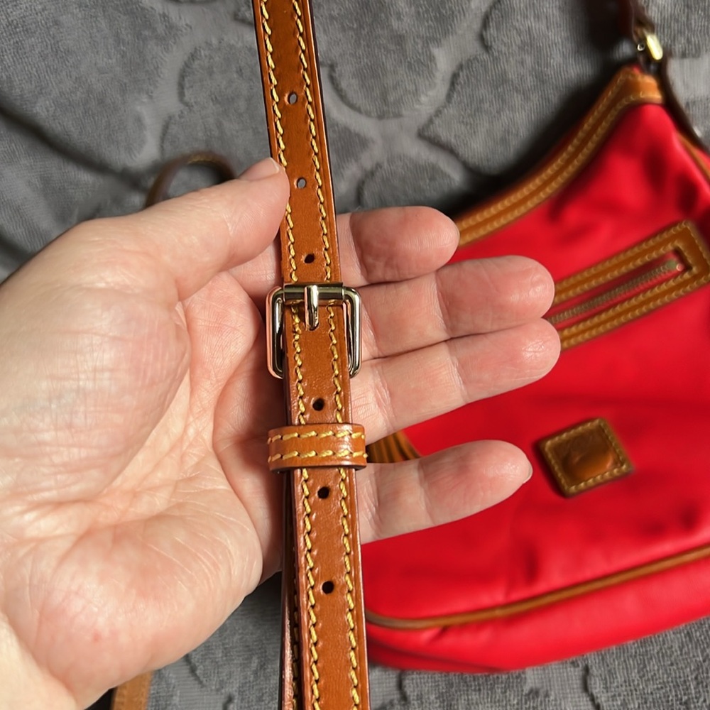 Dooney & Bourke Red Slim Crossbody Purse - Picture 4 of 15